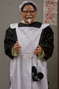 Colonel Sanders in Maid Outfit